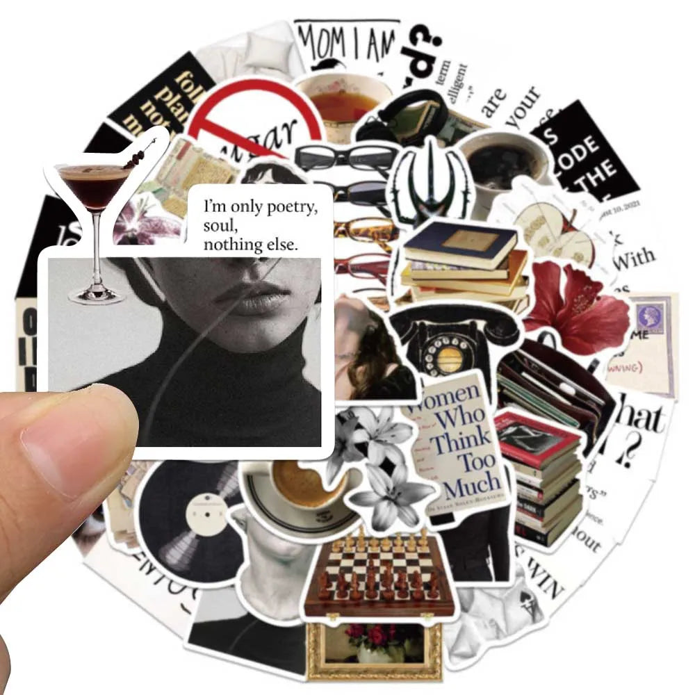 Vintage Museum Art Sticker Set