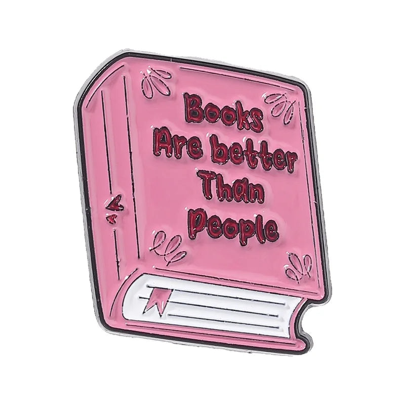 You Have Enough Books Enamel Pin Set