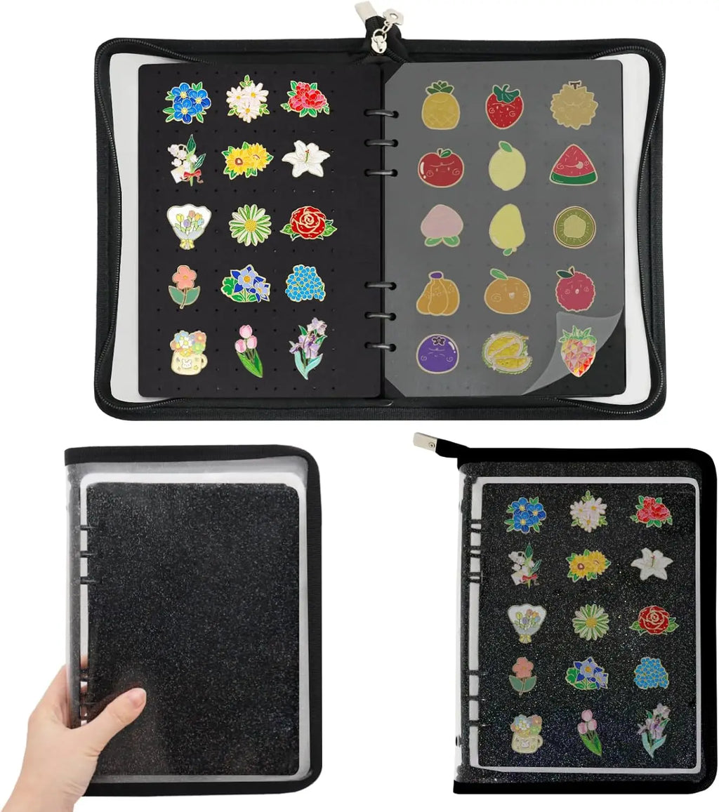 Enamel Pin Display Book & Storage Binder