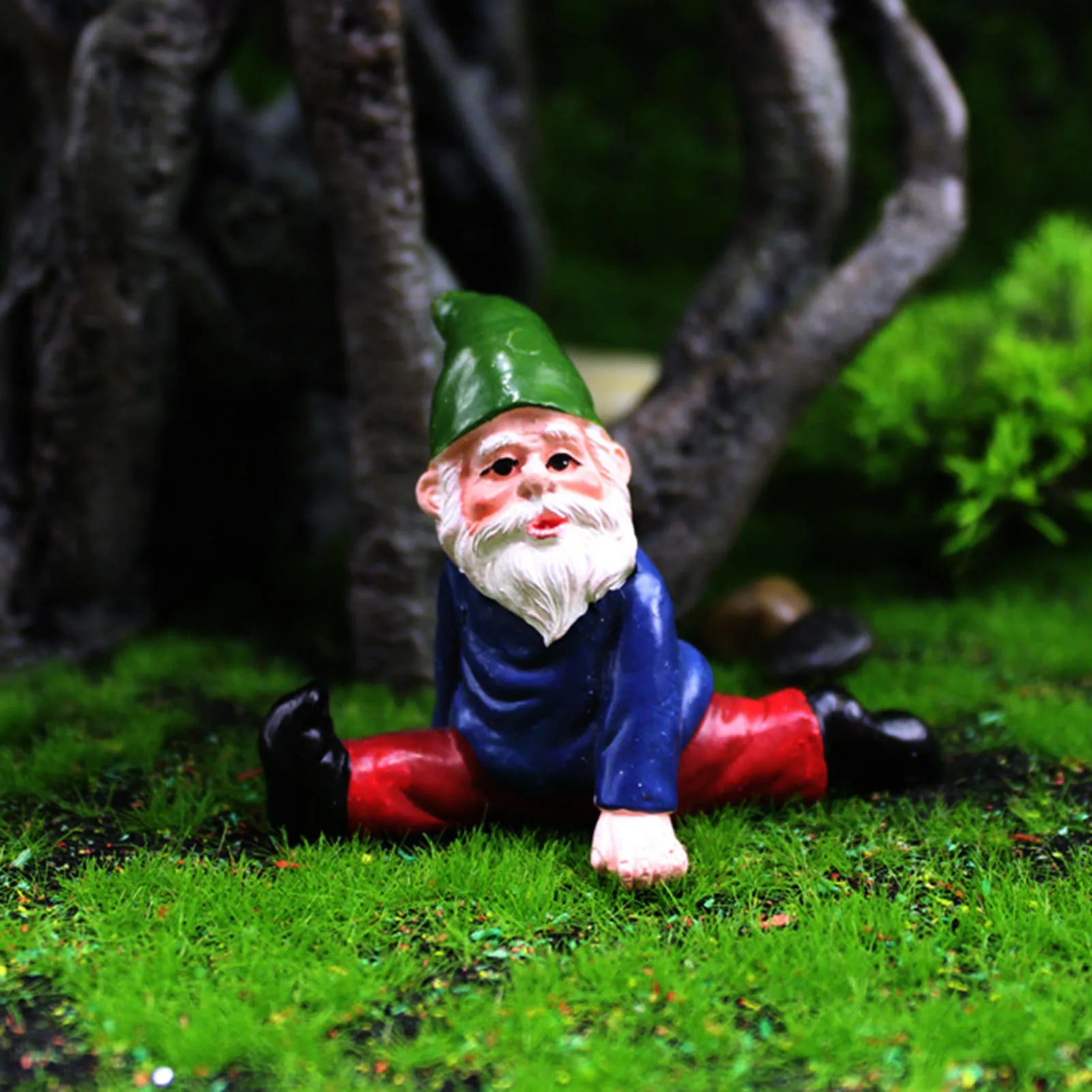 Creative Garden Gnome Statue Decorations – Hand Painted Lawn Decoration Riding Turtle for Landscape, Home, Courtyard &amp; Garden Decor