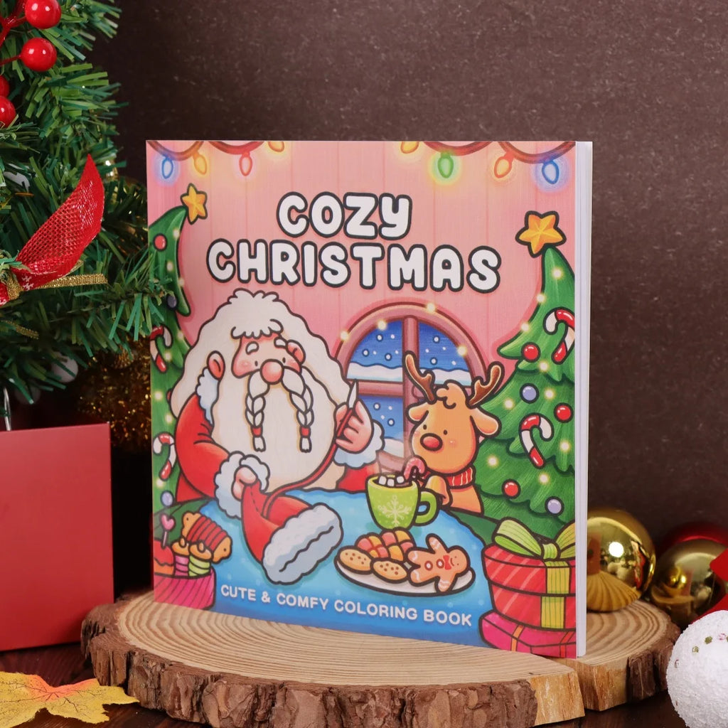 Cozy Christmas Coloring Book for Adults