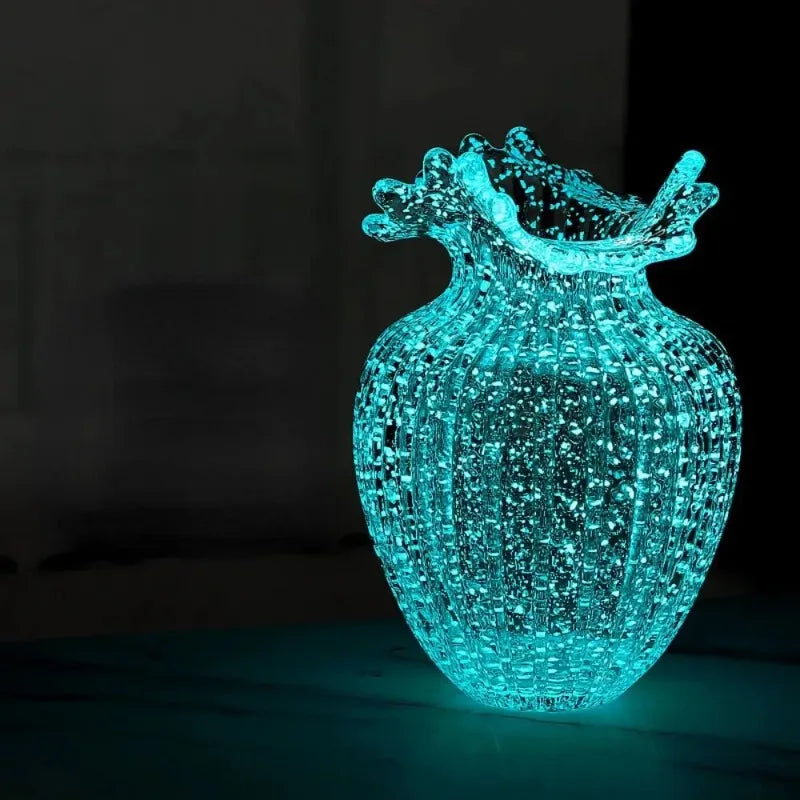 Fluorescent Luminous Mushroom Vase