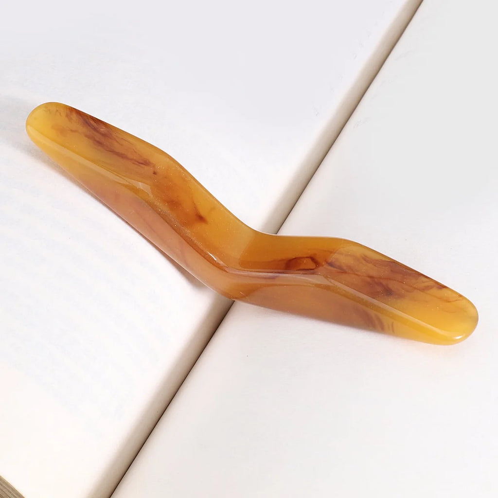 Arc Resin Thumb Bookmark for One-Hand Reading