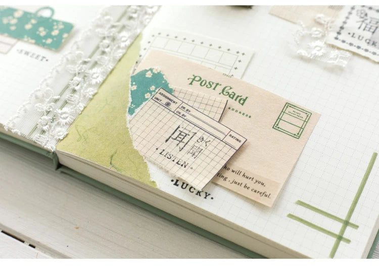 60-Sheet Floral Scrapbook Paper Pack