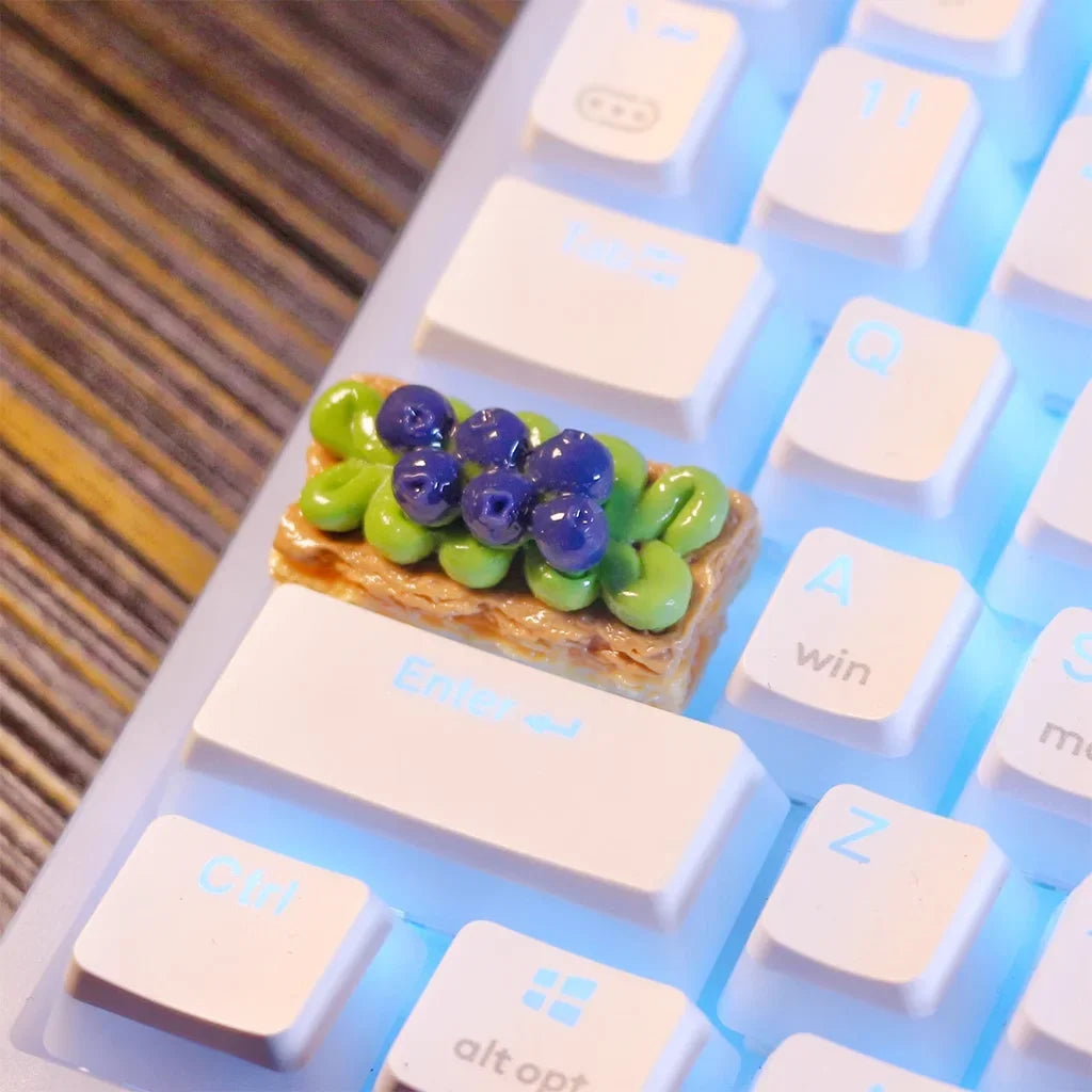 Creative Cute Personality Keycap Peripheral Keycap Custom A Birthday Present Keycap Suitable for Mechanical Keyboard Cross Shaft