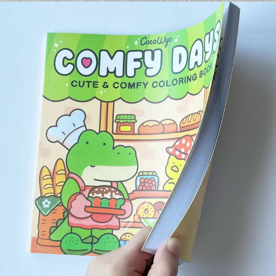Cozy Friends Halloween Coloring Book for Adults & Teens