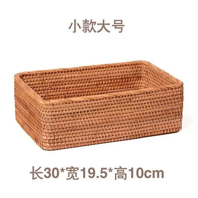 Rattan Bamboo Woven Storage Basket
