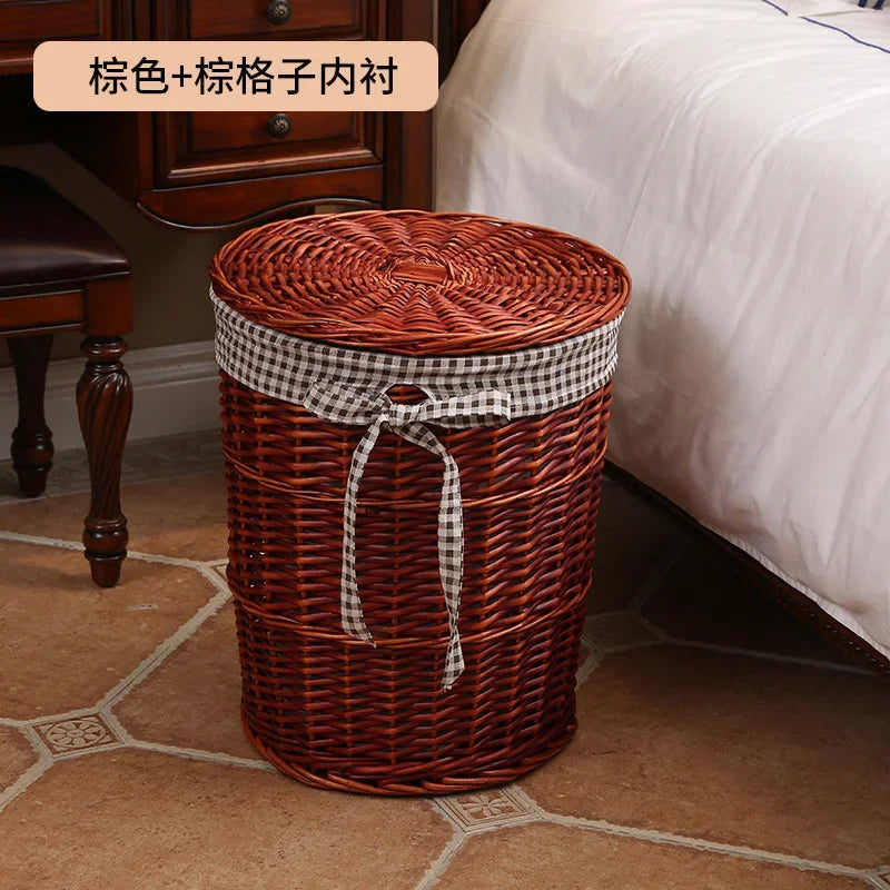 Large Rattan Laundry & Storage Basket