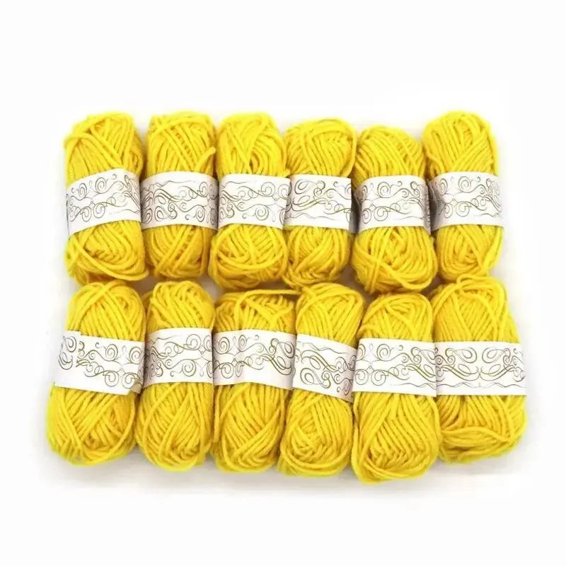 12-Piece Multicolor Yarn Starter Kit
