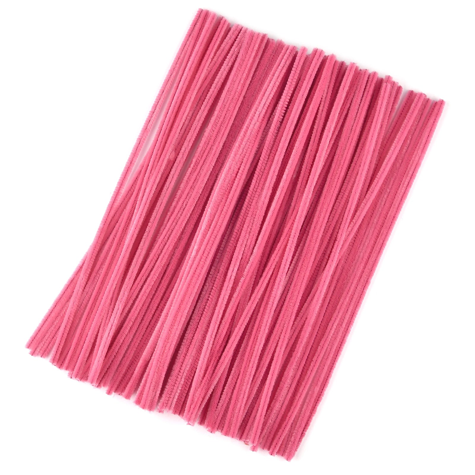 100pcs Colorful Chenille Stems – Soft Pipe Cleaners for DIY Crafts | 30cm Twist Plush Wire Sticks for Kids & Creative Hobbies