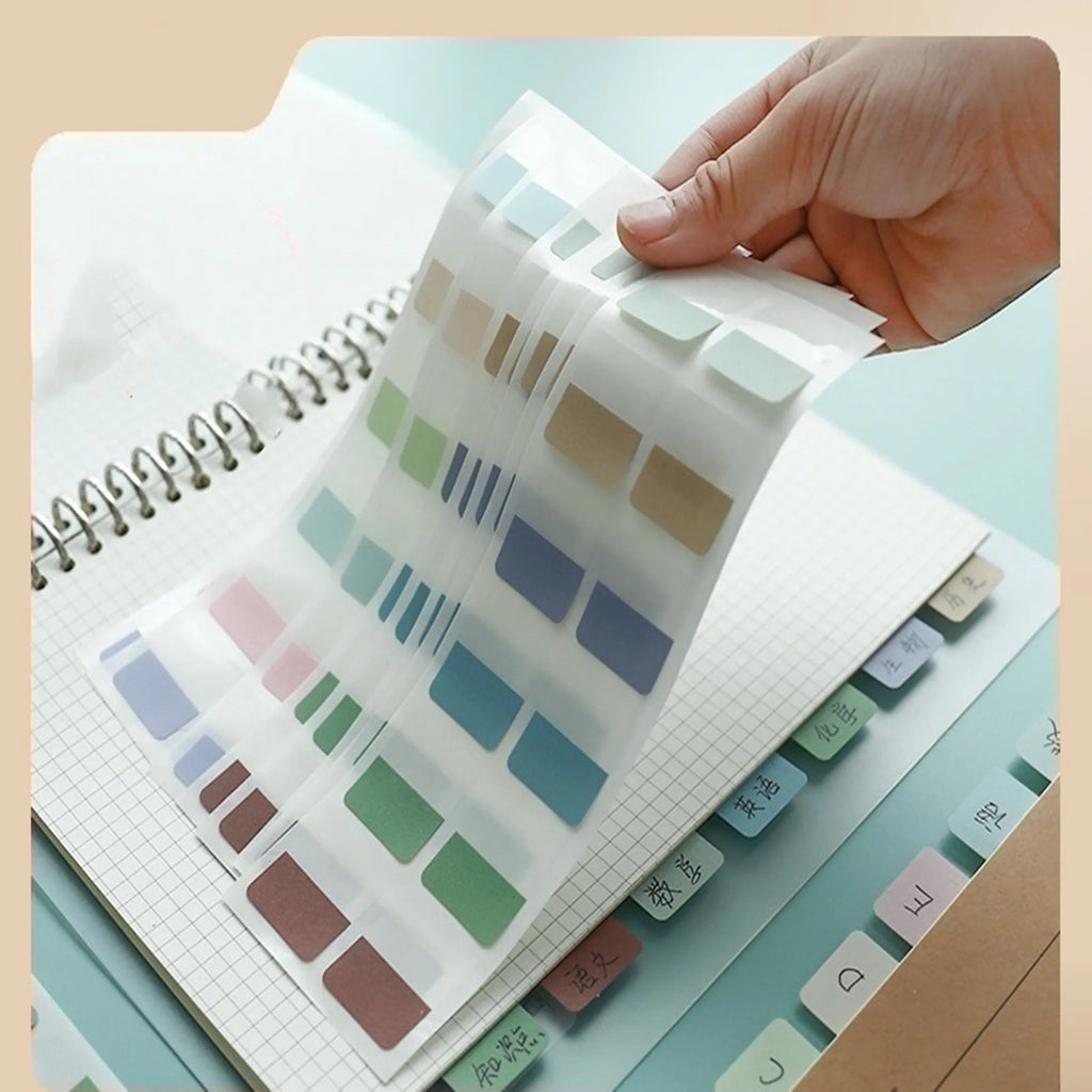 Removable Sticky Index Tabs for Books & Notebooks