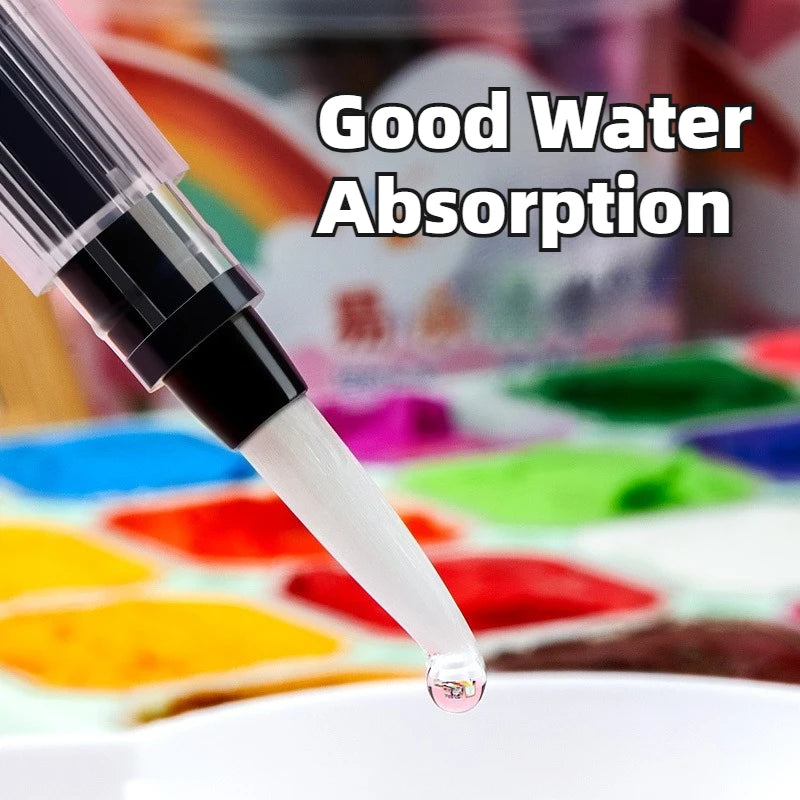 3/7pcs Watercolor Brush Set Soft Water Coloring Pen Paint Brushes For Beginner Art Drawing  Painting