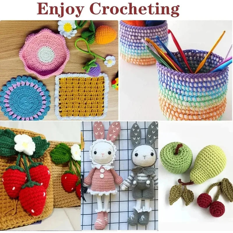 59-Piece Complete Crochet Kit for Beginners