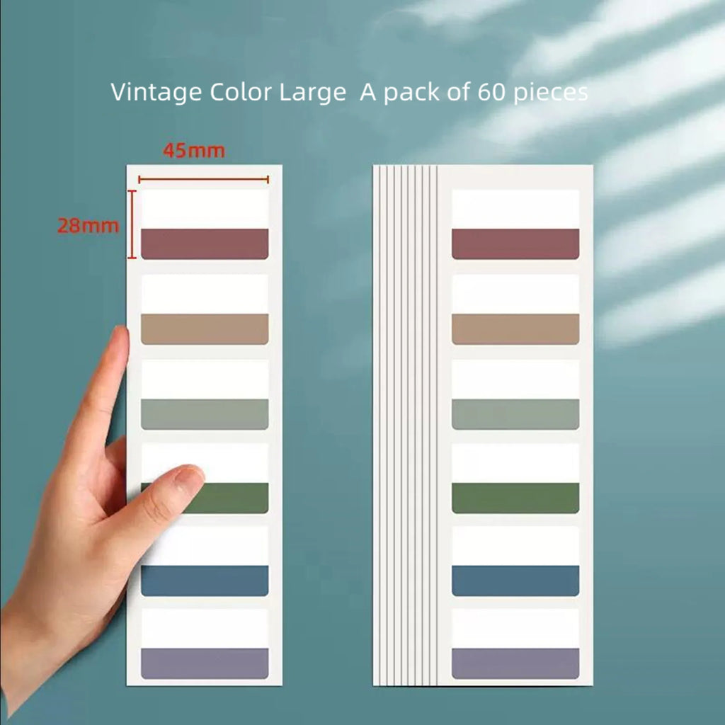 Removable Sticky Index Tabs for Books & Notebooks