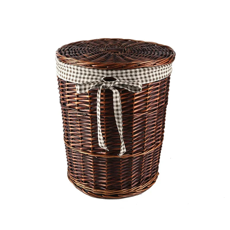 Large Rattan Laundry & Storage Basket