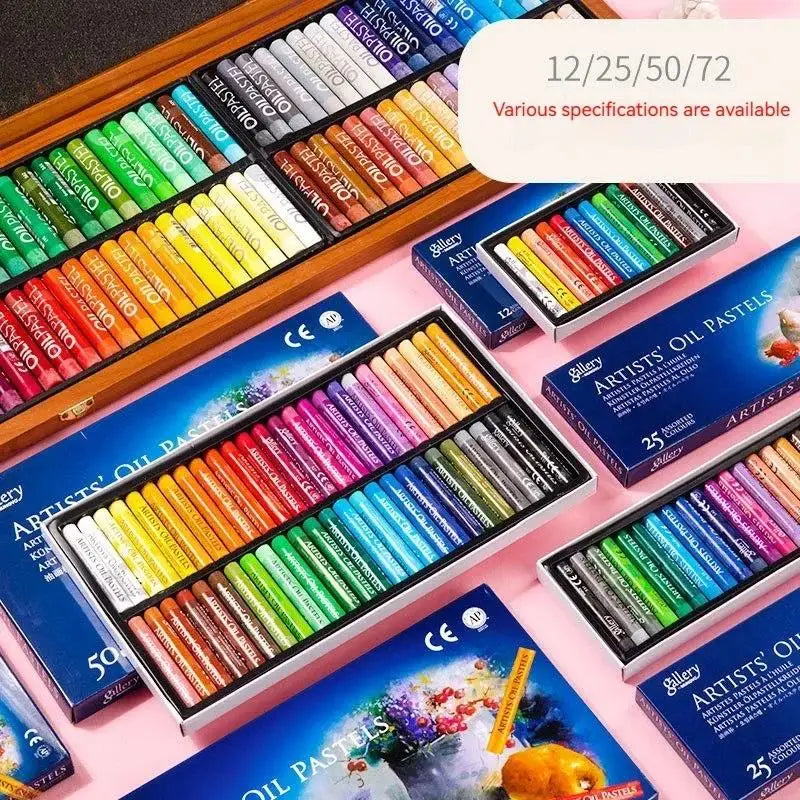 Soft Oil Pastels Set (12/25/48 Colors)