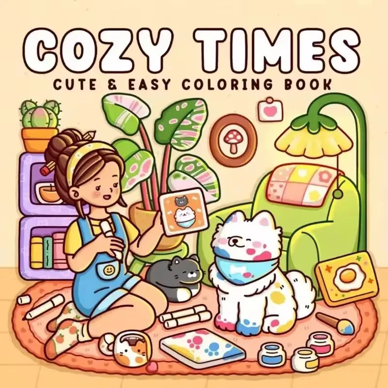 Cozy Japan Coloring Book for Adults & Teens