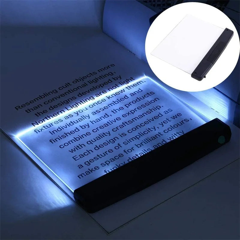 Flat Panel LED Book Light for Reading in Bed