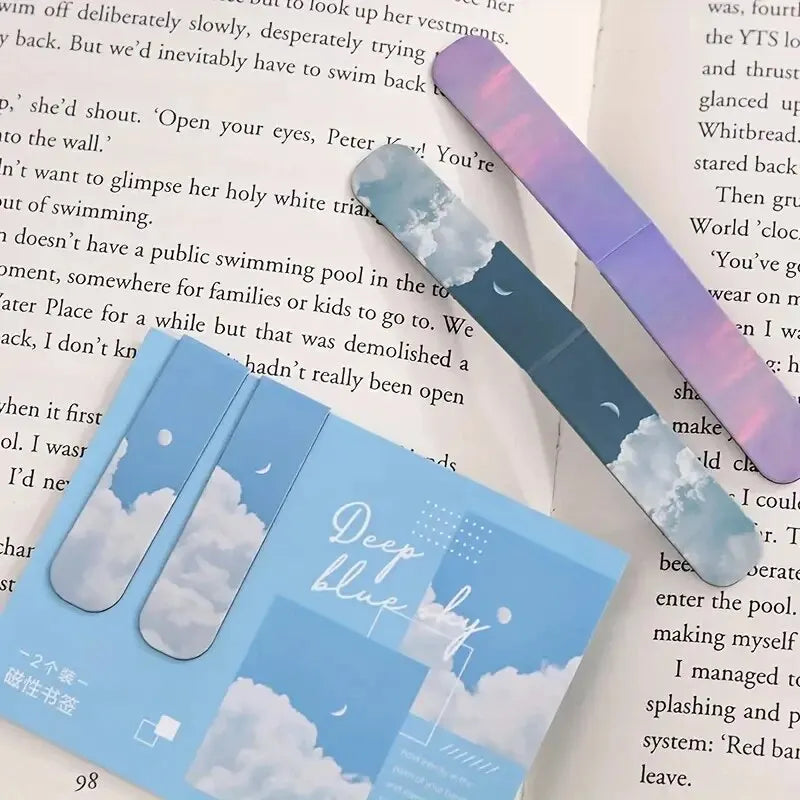 Forest Landscape Magnetic Bookmark Set
