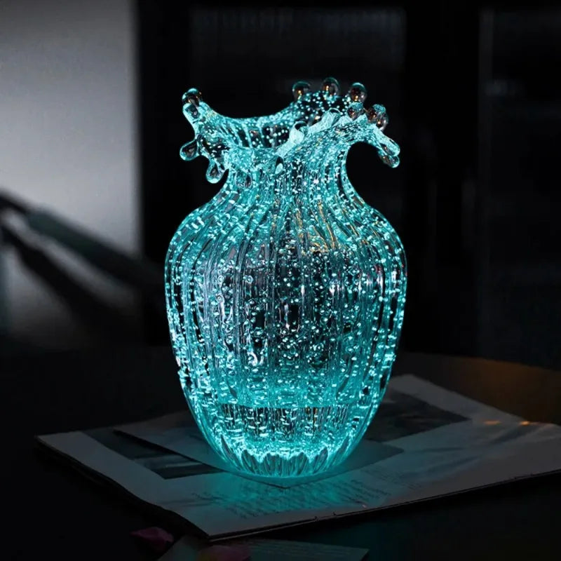 Fluorescent Luminous Mushroom Vase