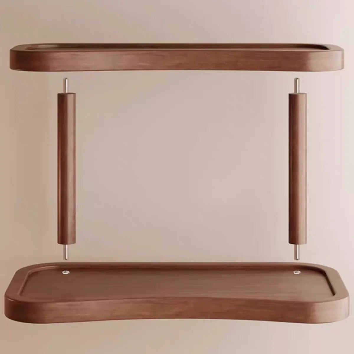 2-Tier Bamboo Vanity & Coffee Bar Organizer