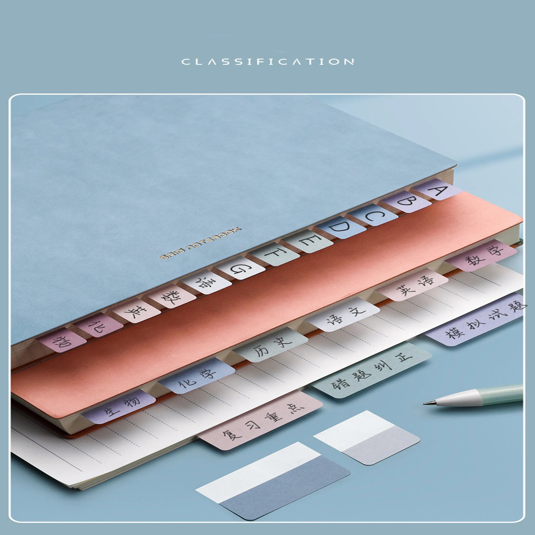 Removable Sticky Index Tabs for Books & Notebooks