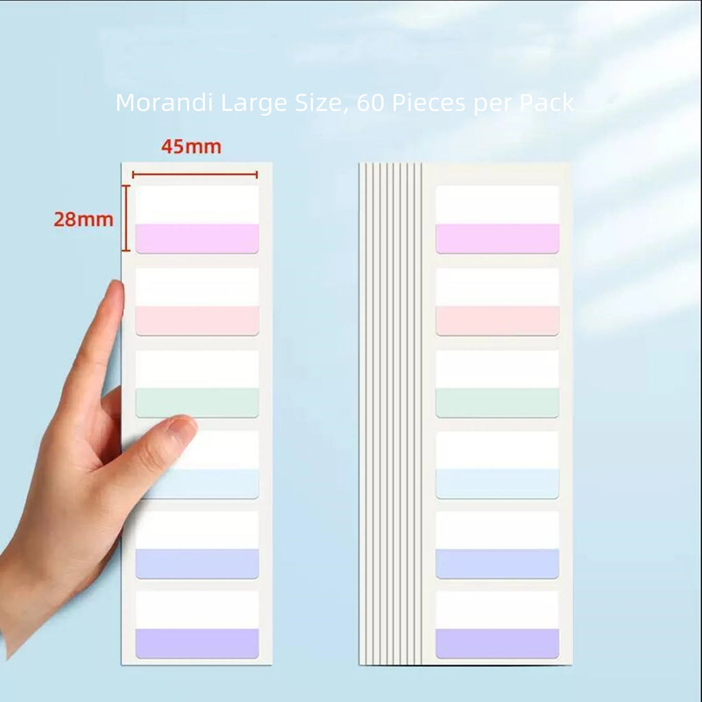 Removable Sticky Index Tabs for Books & Notebooks