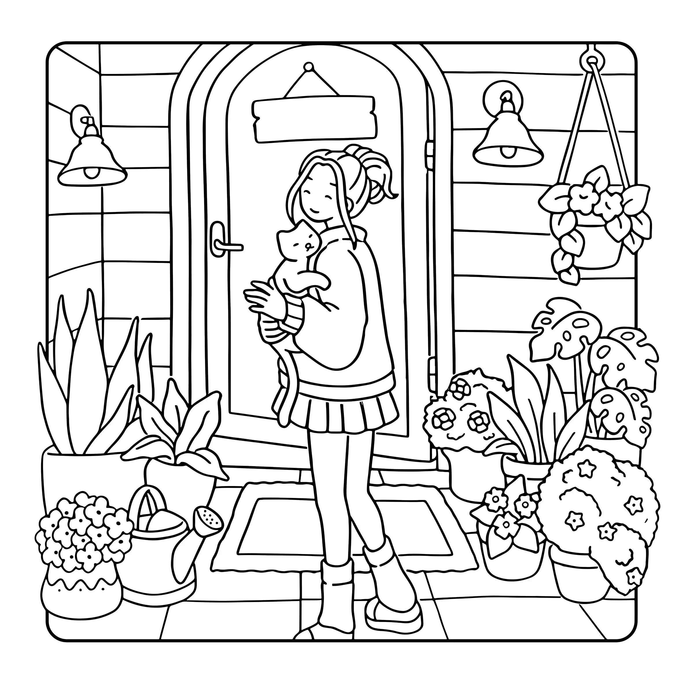 COZY HOME: Coloring Book for Adults Featuring Cute Cozy Daily Activities for Relaxation (Cozy Spaces Coloring)