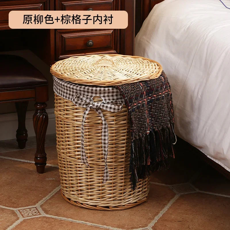 Large Rattan Laundry & Storage Basket