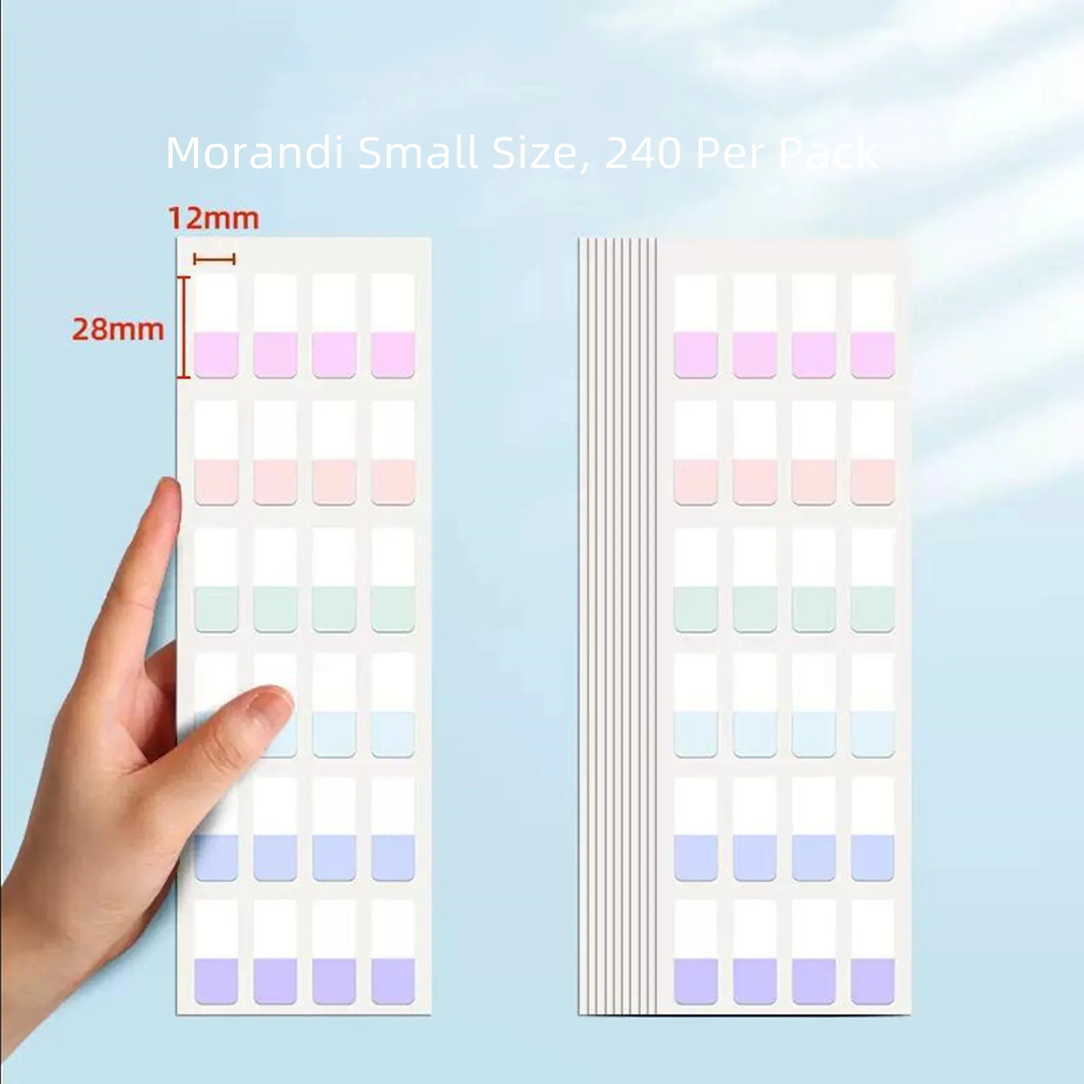 Removable Sticky Index Tabs for Books & Notebooks