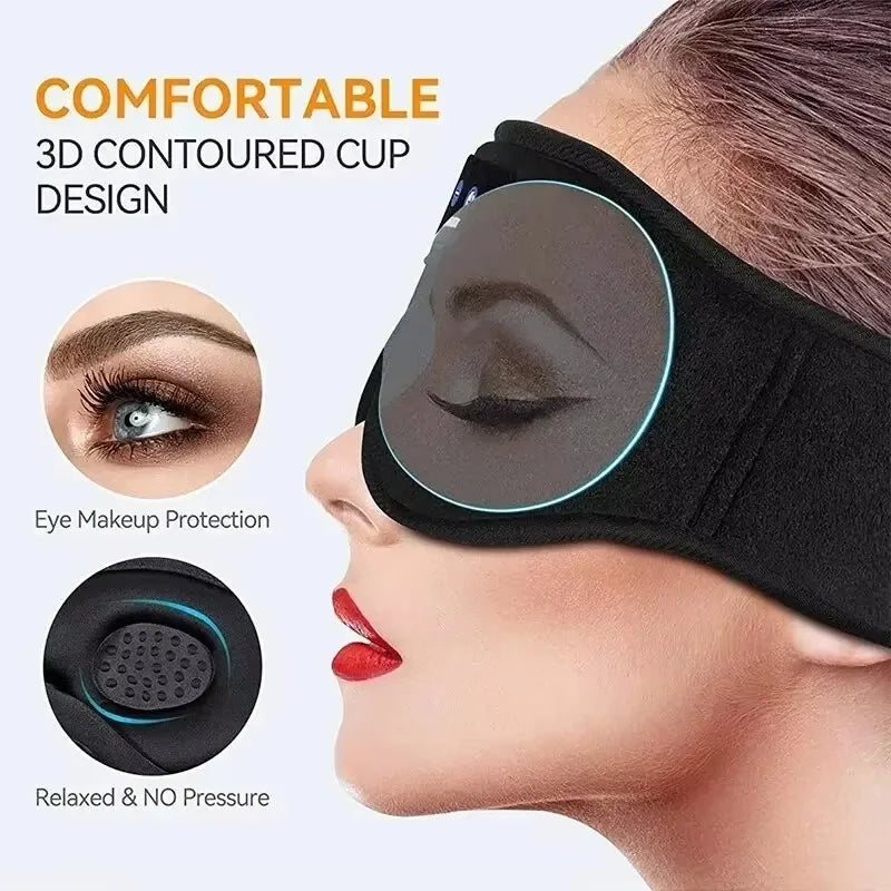Bluetooth 3D Eye Mask Sleep Headphones