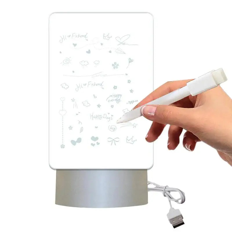 Acrylic LED Desktop Dry Erase Board