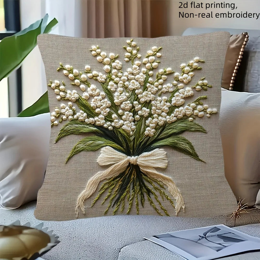 Lily of the Valley Pillow Cover