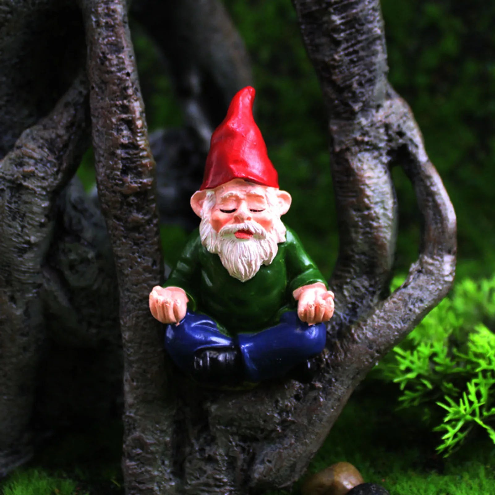 Creative Garden Gnome Statue Decorations – Hand Painted Lawn Decoration Riding Turtle for Landscape, Home, Courtyard &amp; Garden Decor