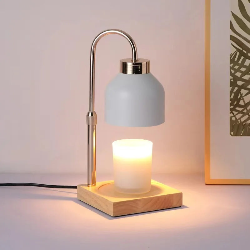Candle Warmer Lamp with Timer and Two Wax Warmer Bulbs,Electric Wax Warmer for Scented Wax,Mothers Day Gift and House Warming Gi
