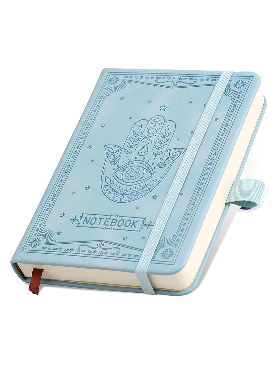 A6 Leather Pocket Lined Notebook