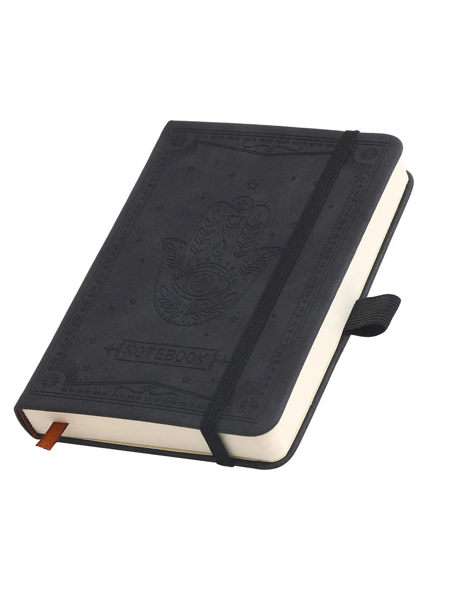 A6 Leather Pocket Lined Notebook