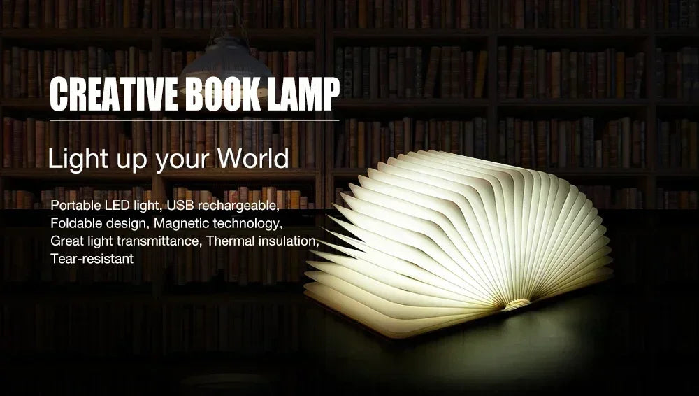 Flat Panel LED Book Light for Reading in Bed