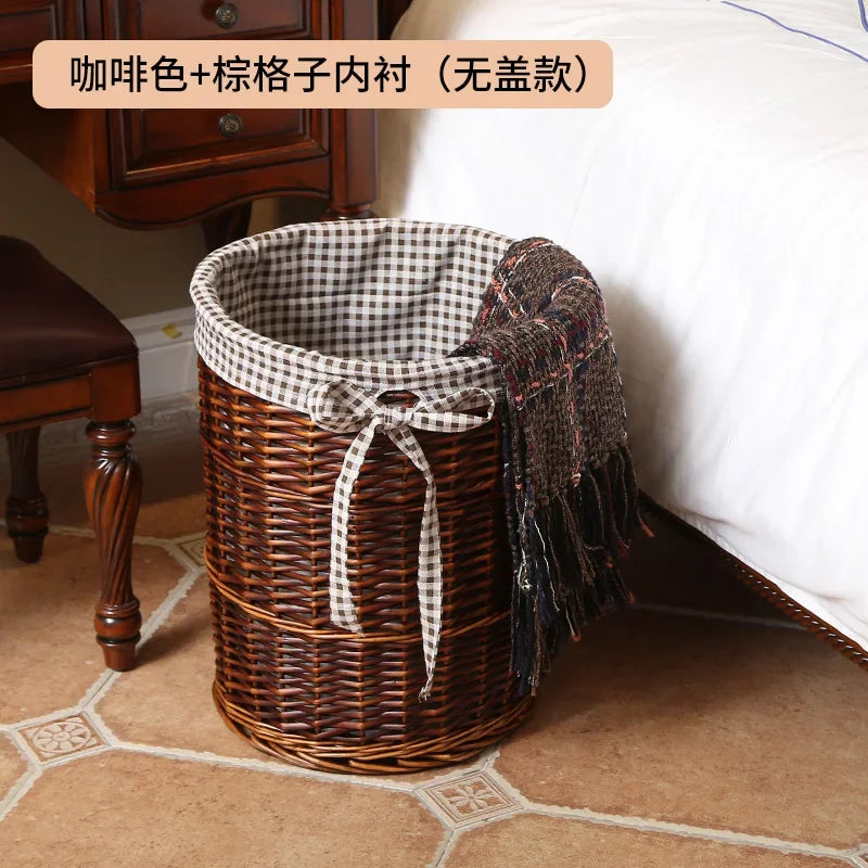 Large Rattan Laundry & Storage Basket