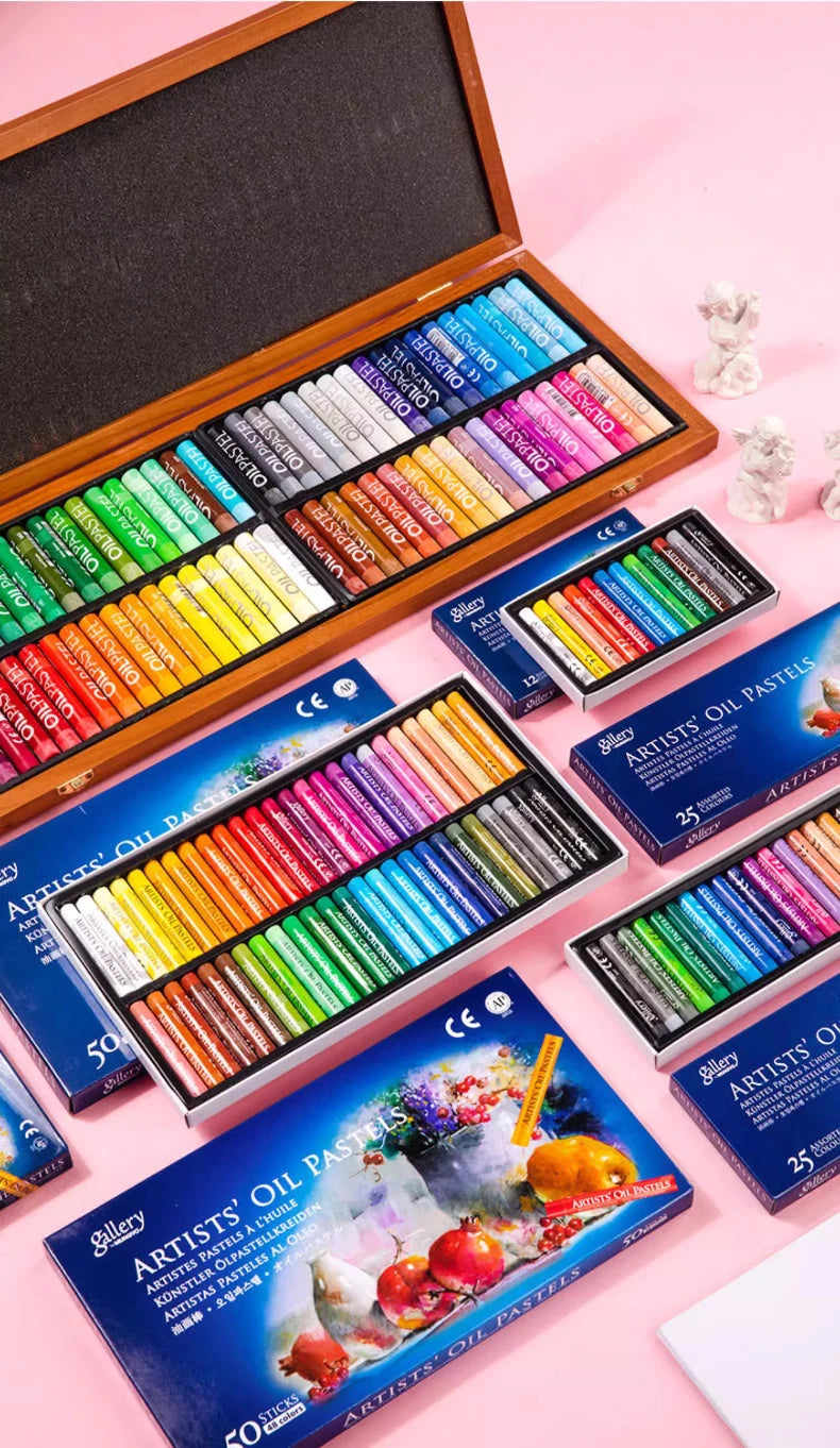 Soft Oil Pastels Set (12/25/48 Colors)