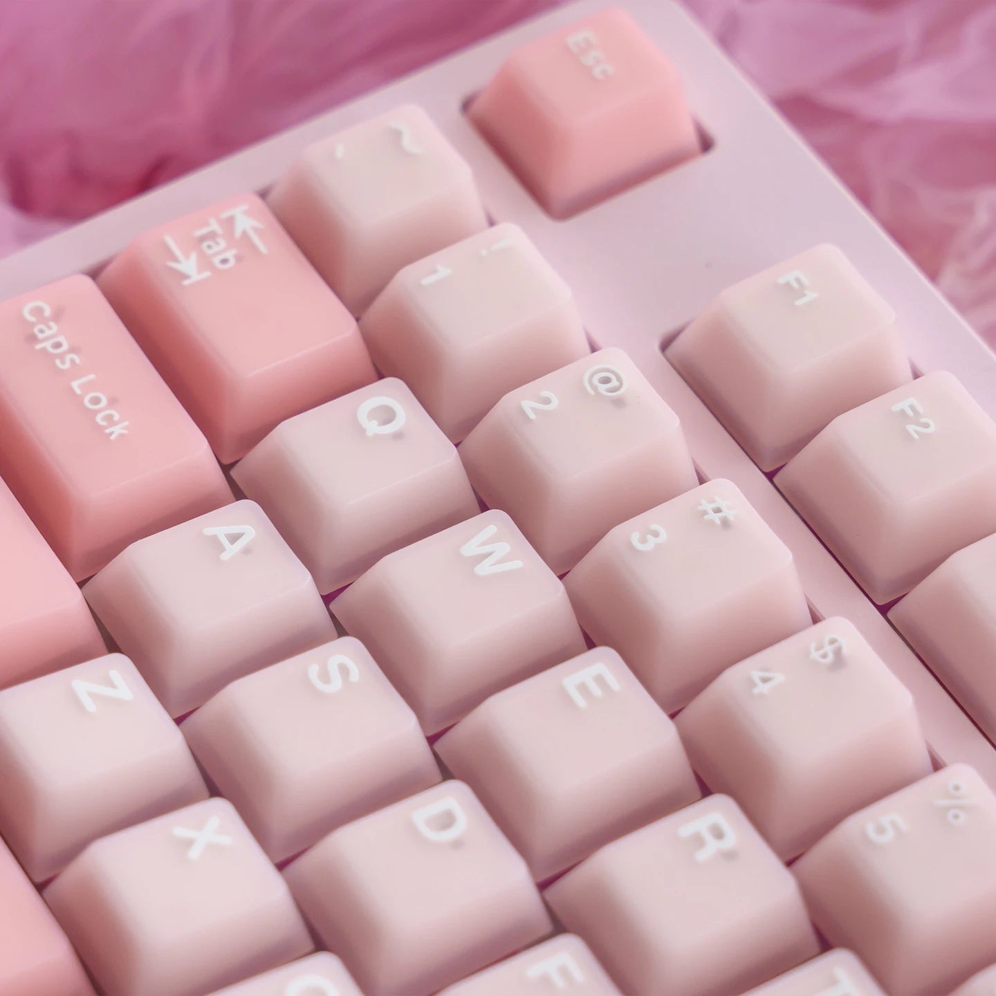 164 Keys Latte Coffee Keycaps Retro Brown Translucent keycaps Cherry Profile Double Shot PBT PC keycap For Mechanical Keyboard