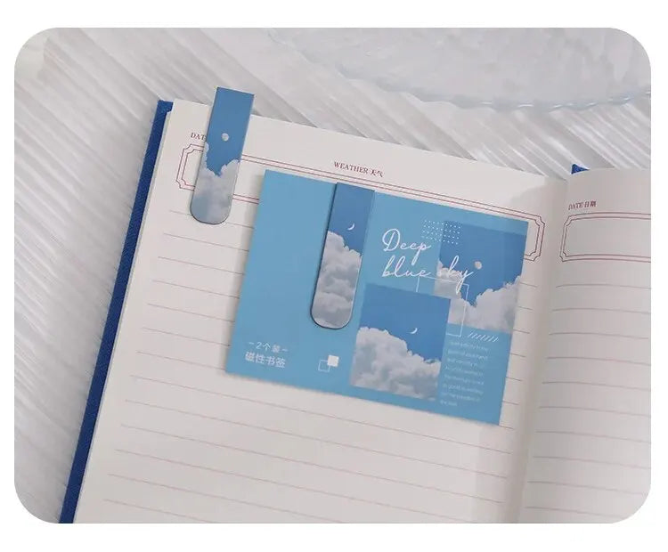 Forest Landscape Magnetic Bookmark Set