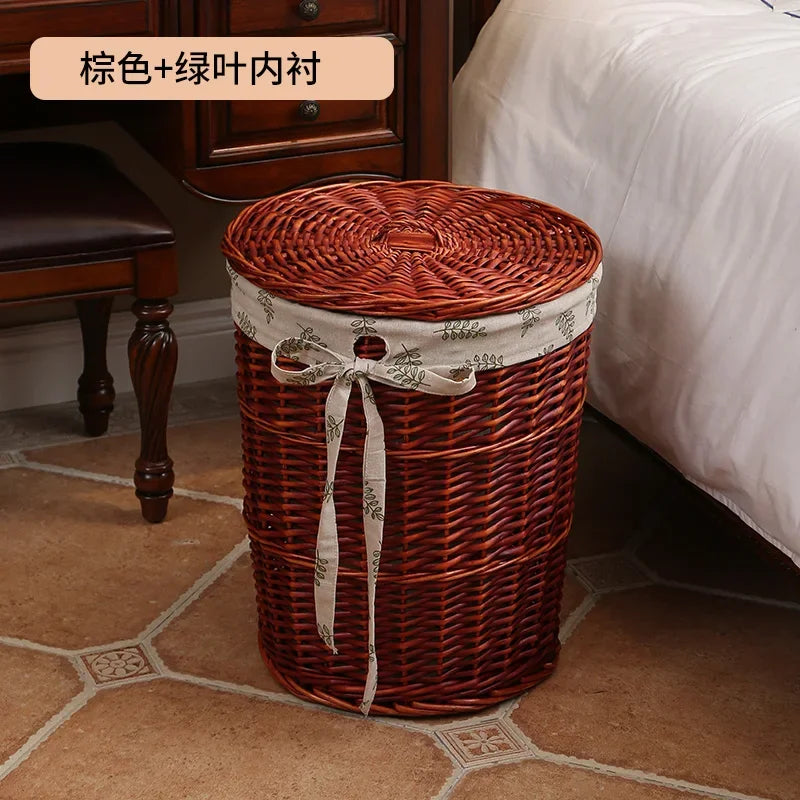 Large Rattan Laundry & Storage Basket