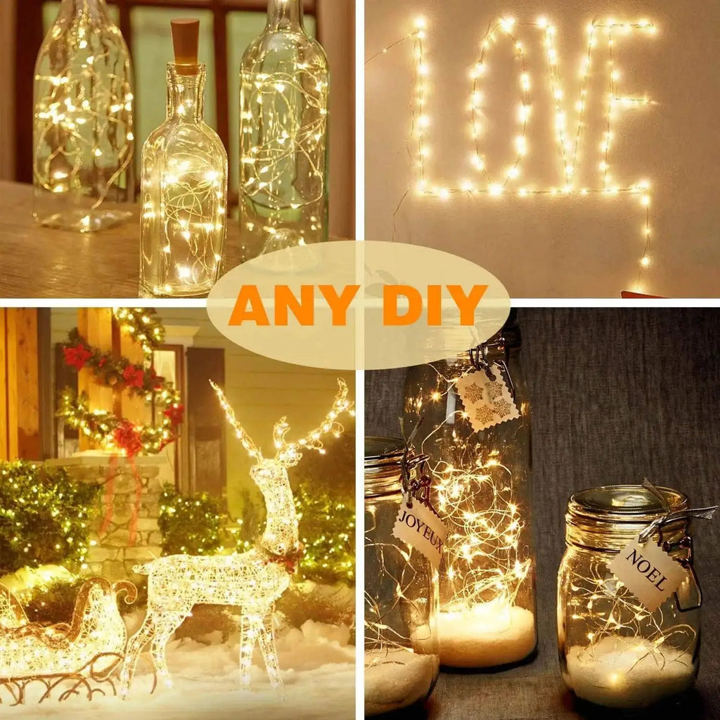 Solar String Lights Outdoor Waterproof – Solar Fairy Lights with 8 Modes for Garden, Patio, Wedding & Christmas Decorations