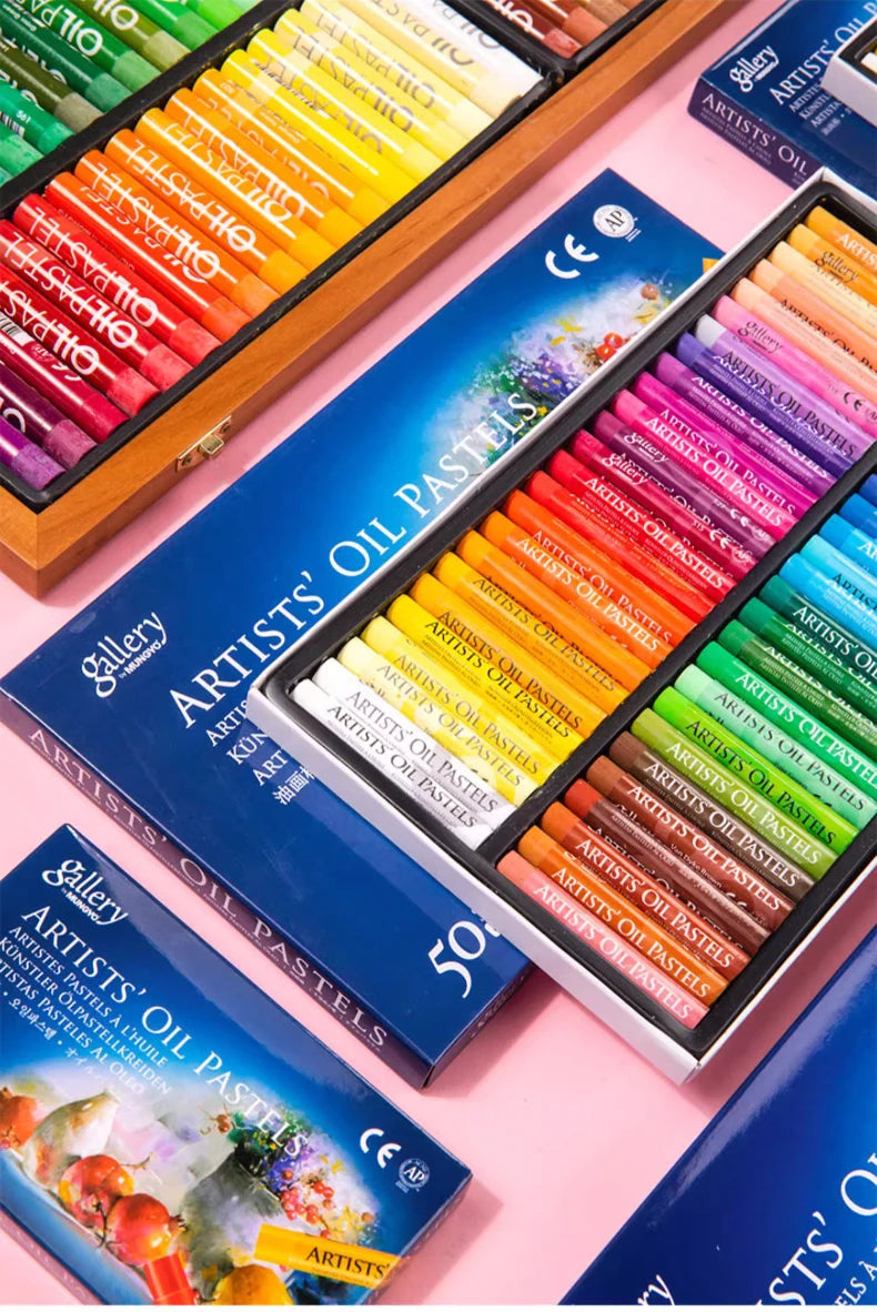 Soft Oil Pastels Set (12/25/48 Colors)