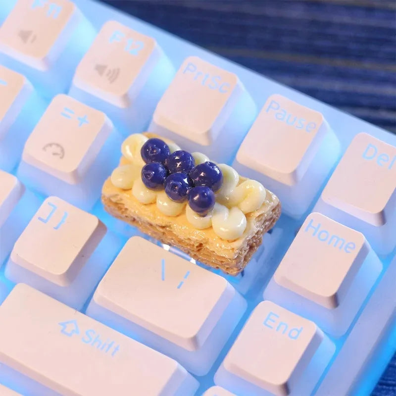 Creative Cute Personality Keycap Peripheral Keycap Custom A Birthday Present Keycap Suitable for Mechanical Keyboard Cross Shaft