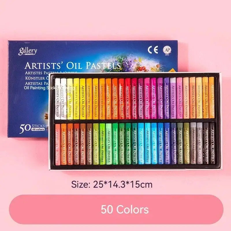 Soft Oil Pastels Set (12/25/48 Colors)