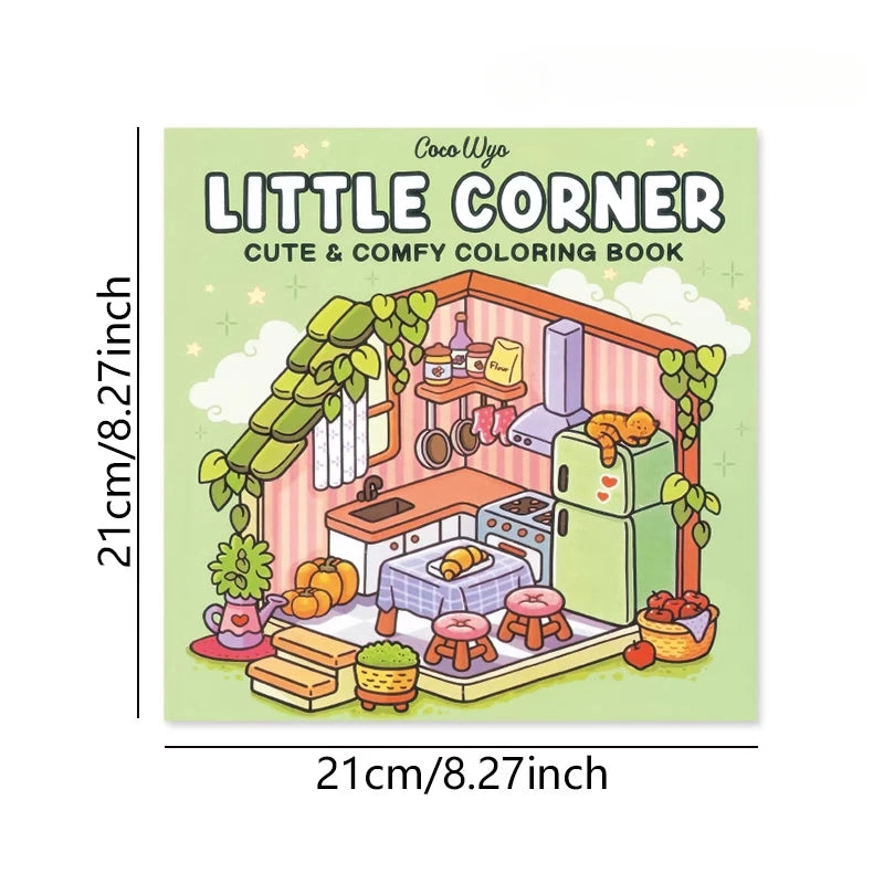 Little Corner Coloring Book – Cozy Hygge Moments
