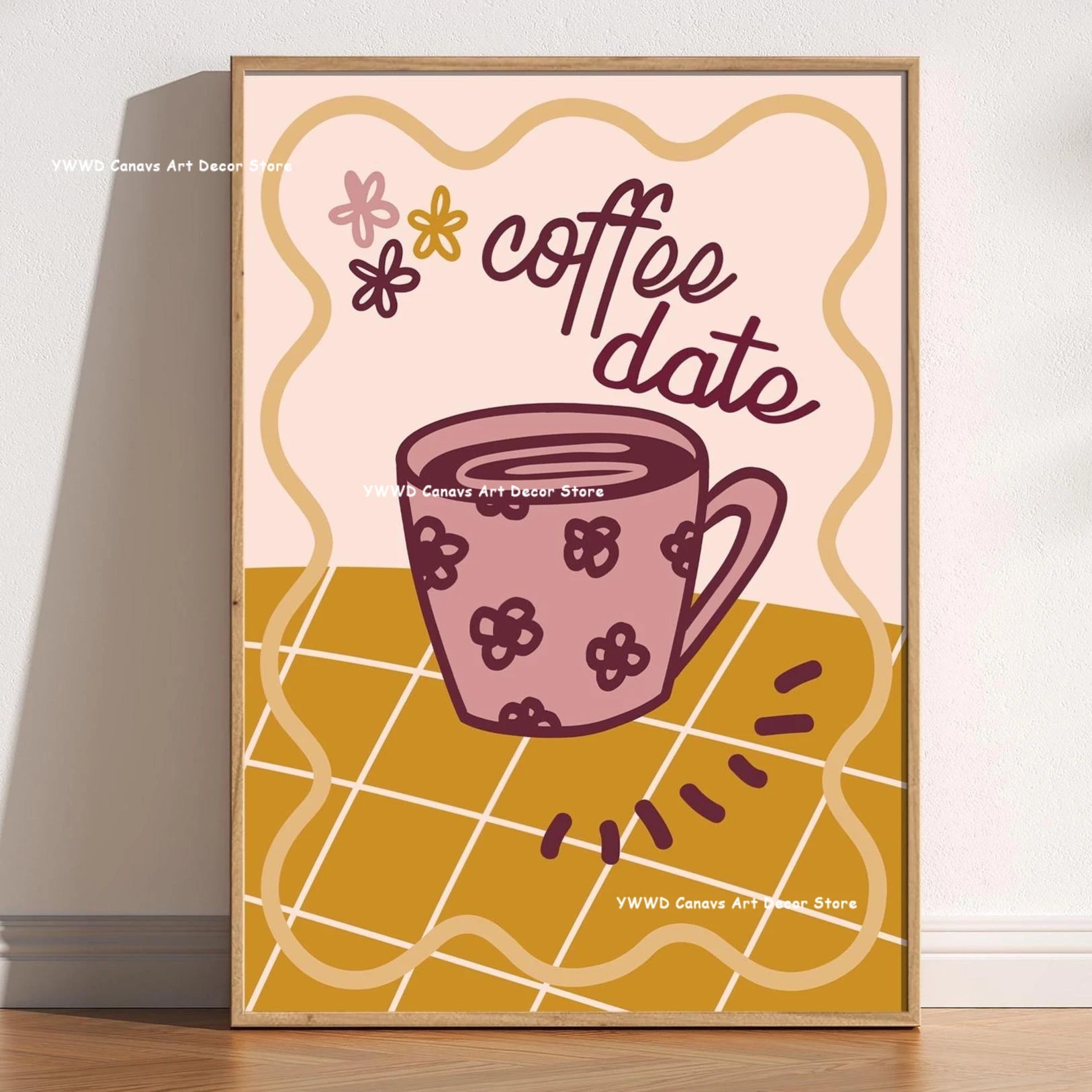 Buongiorno Espresso Canvas Print What Is Tea Food and Beverage Kitchen Wall Art Poster for Modern Living Room Home Decor
