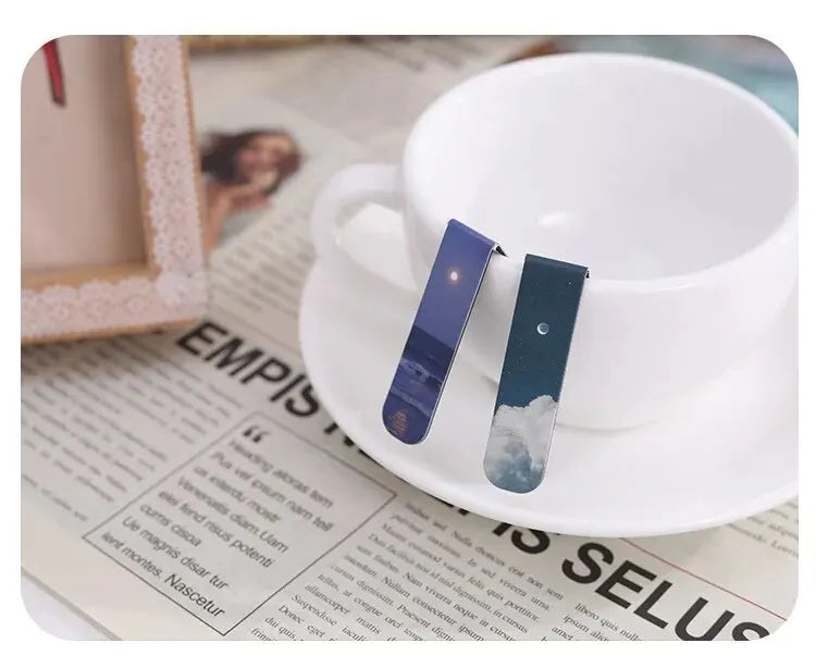 Forest Landscape Magnetic Bookmark Set